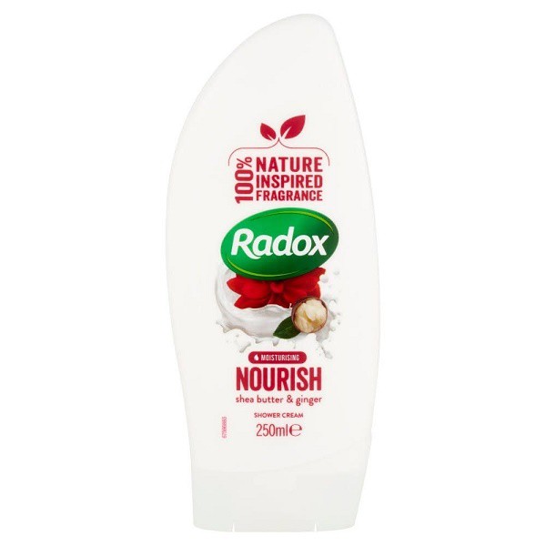 Radox spg Nourish butter ginger 250ml | Toaletní mycí prostředky - Sprchové gely - Dámské